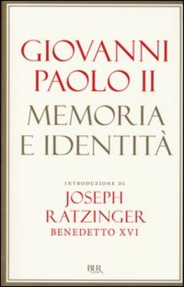 Memoria e identità - Giovanni Paolo II (papa)