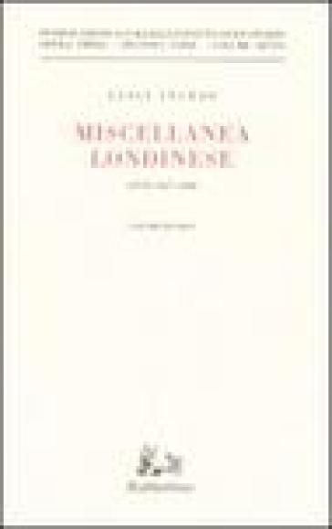 Miscellanea londinese (1937-1940). 4. - Luigi Sturzo