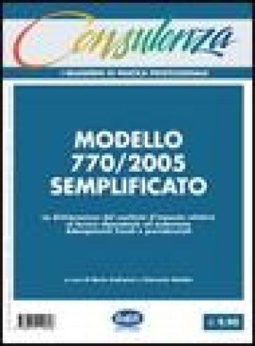 Modello 770/2005 semplificato - Giancarlo Modolo - Maria Andreozzi