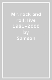 Mr. rock and roll: live 1981-2000