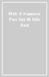 Msk X Kaweco Pen Set M Nib Red