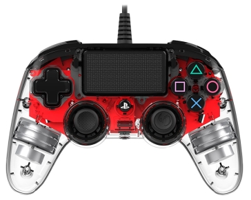 NACON Controller Wired Rosso Lumin. PS4