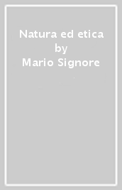 Natura ed etica