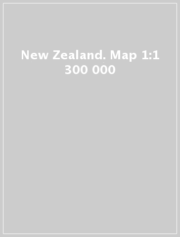 New Zealand. Map 1:1 300 000