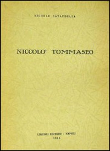 Niccolò Tommaseo - Michele Cataudella