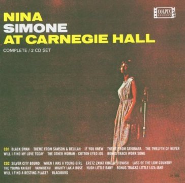 Nina simone at carnegie hall - Nina Simone