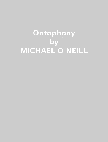 Ontophony - MICHAEL O NEILL