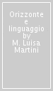 Orizzonte e linguaggio