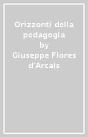 Orizzonti della pedagogia