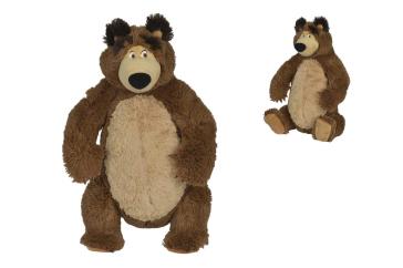 Orso Misha peluche  cm.43 in tronetto