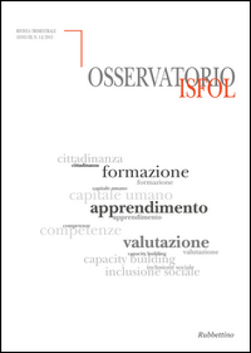 Osservatorio Isfol (2013) vol. 1-2