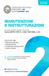 Osservatorio prezzi edilizia. Prezzario manutenzioni e ristrutturazioni. Con aggiornamento online. 2.