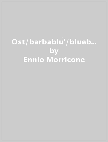 Ost/barbablu'/bluebeard - Ennio Morricone
