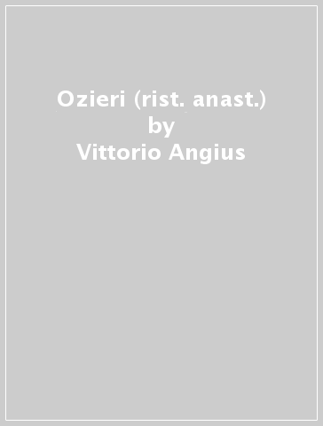 Ozieri (rist. anast.) - Vittorio Angius