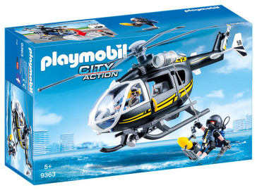 PLAYMOBIL Elicottero Uni. Spec.+Sommozz.