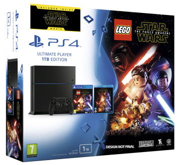 PS4 1TB + LEGO Star Wars 7 + Film