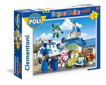 PUZZLE 24 MAXI ROBOCAR POLI