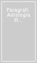 Paragrafi. Antologia di poesia in prosa