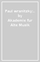 Paul wranitzky:..