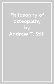 Philosophy of osteopathy
