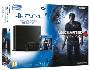 Playstation 4 1TB + Uncharted 4