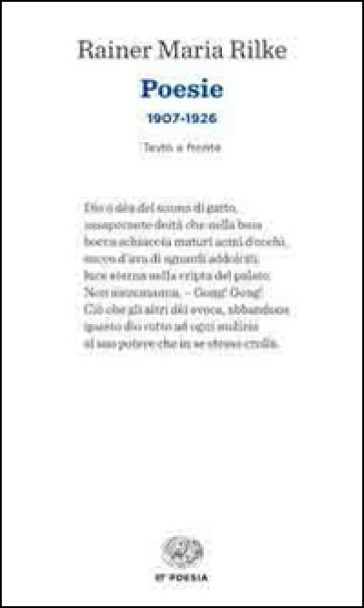 Poesie (1907-1926). Testo tedesco a fronte - Rainer Maria Rilke