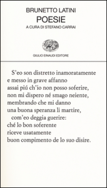 Poesie - Brunetto Latini