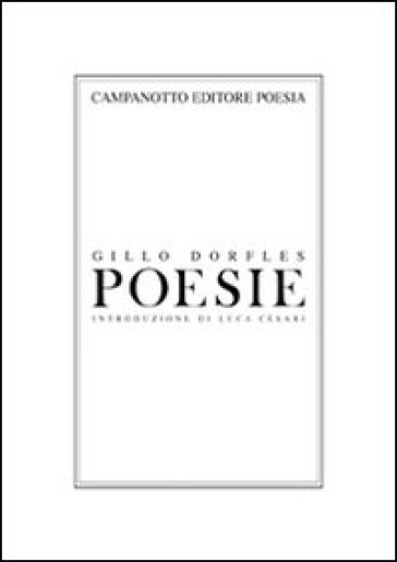 Poesie - Gillo Dorfles