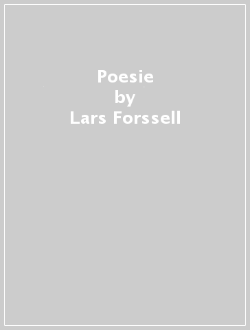 Poesie - Lars Forssell
