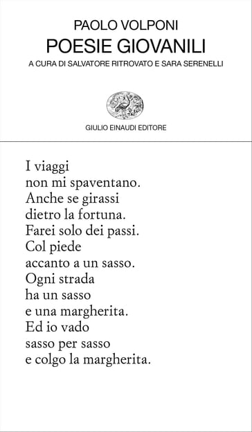 Poesie giovanili - Paolo Volponi - Salvatore Ritrovato - Sara Serenelli