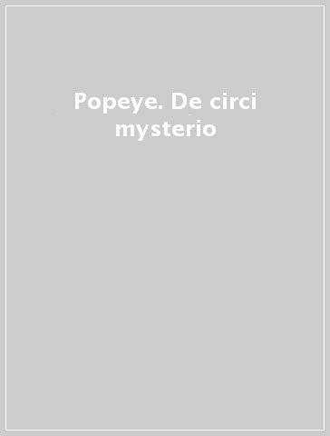 Popeye. De circi mysterio