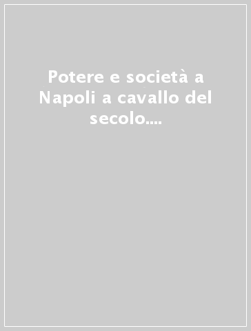 Potere e società a Napoli a cavallo del secolo. Omaggio a Percy Allum