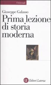 Prima lezione di storia moderna