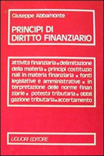 Principi di diritto finanziario - Giuseppe Abbamonte