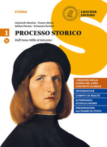 Processo storico. Con Dizionario storico. Per le Scuole superiori. Con e-book. Con espansione online. Con DVD-ROM. 1: Dall'anno Mille al Seicento - Giancarlo Monina - Franco Motta - Sabina Pavone - Ermanno Taviani