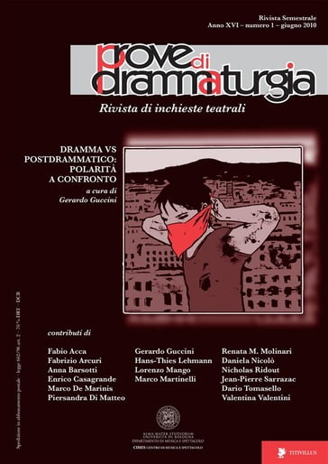 Prove di Drammaturgia n. 1/2010 - Gerardo Guccini