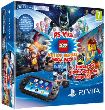 Ps Vita 2016 +MCard 8GB + LEGO MegaPack