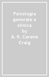 Psicologia generale e clinica