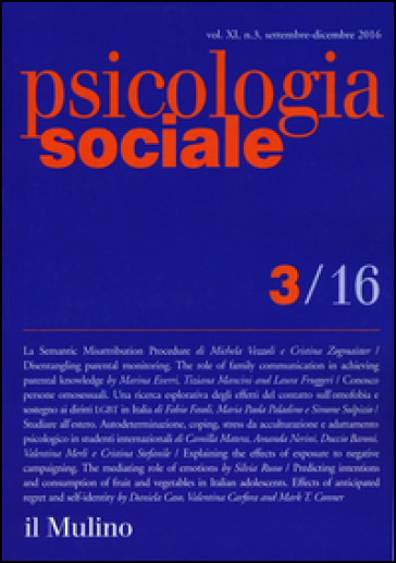 Psicologia sociale (2016). 3.