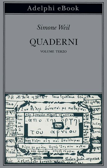 Quaderni - Simone Weil