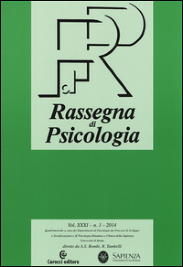 Rassegna di psicologia (2014). 1.
