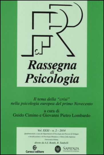 Rassegna di psicologia (2014). 2.