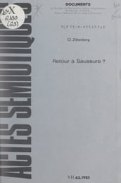 Retour à Saussure ?