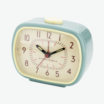 Retro Alarm Clock - Light Blue