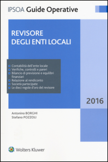 Revisore degli enti locali - Antonino Borghi - Stefano Pozzoli