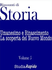 Riassunti di Storia - Volume 5