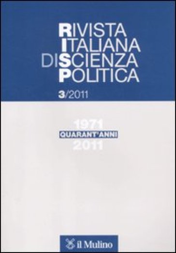 Rivista italiana di scienza politica (2011). 3.