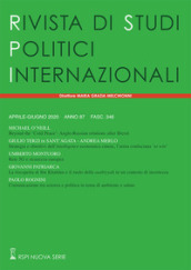 Rivista di studi politici internazionali (2020). 2.