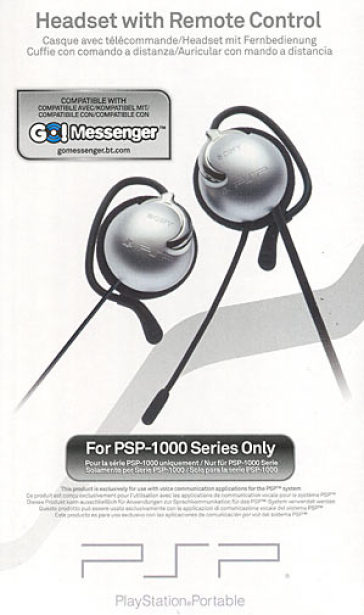 SONY PSP  Headset + Telecomando 1000