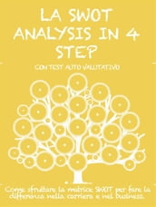 LA SWOT ANALYSIS IN 4 STEP. Come sfruttare la matrice SWOT per fare la differenza nella carriera e nel business.